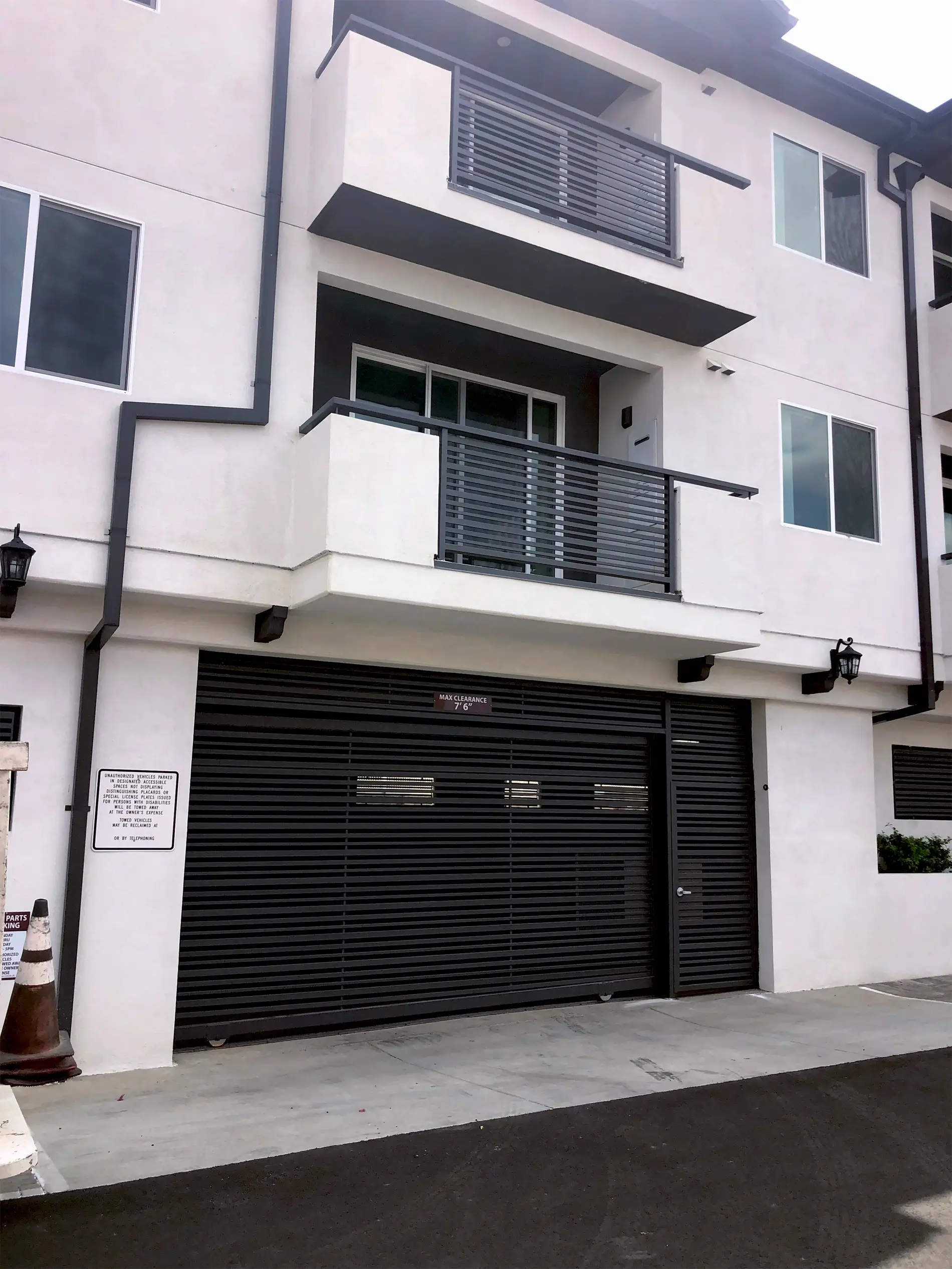 Apartment Complex Balcony and Automatic Gate